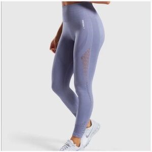 Gymshark Energy Seamless Leggings Purple Size Small Running Gym Athletic